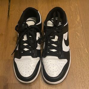 Nike dunks pandas.  Size 9.5